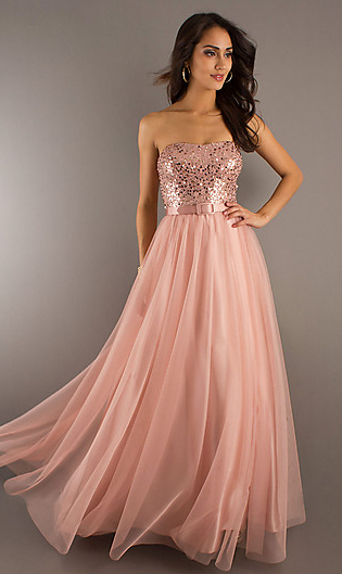 peach prom dress  happiness code prom gowns 2013